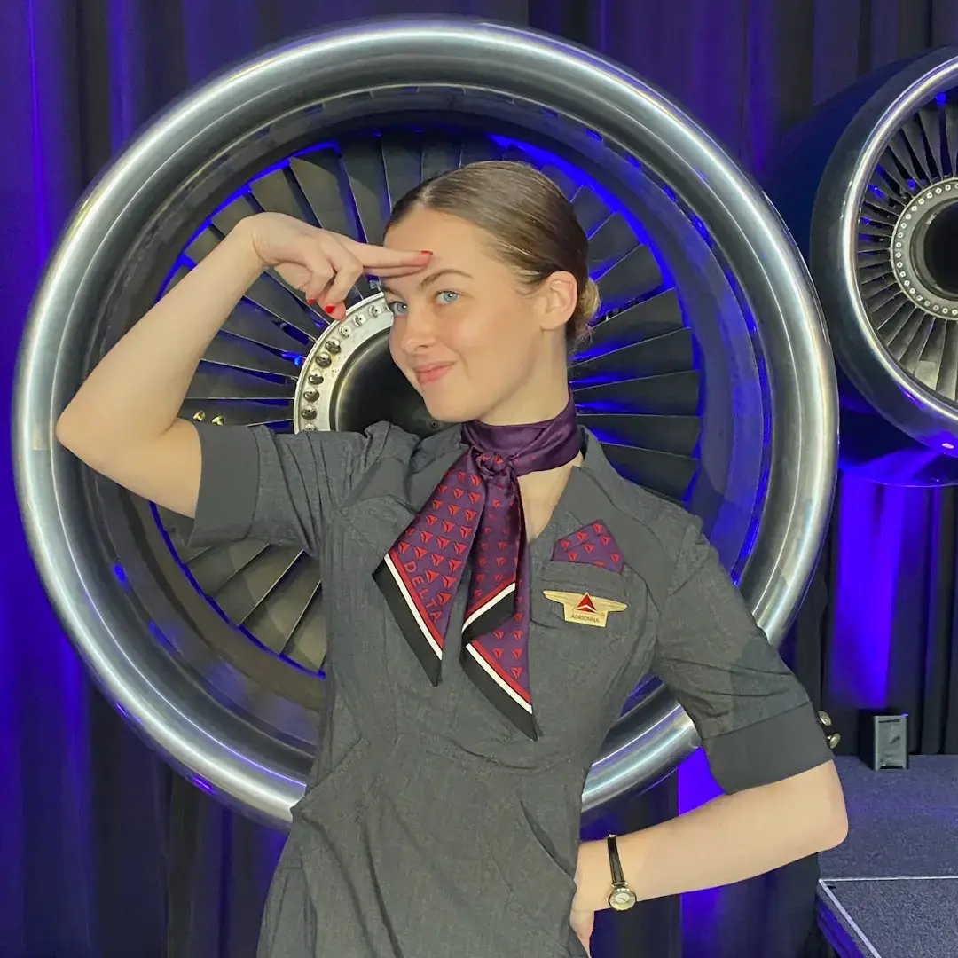 Flight attendant graduate headshot