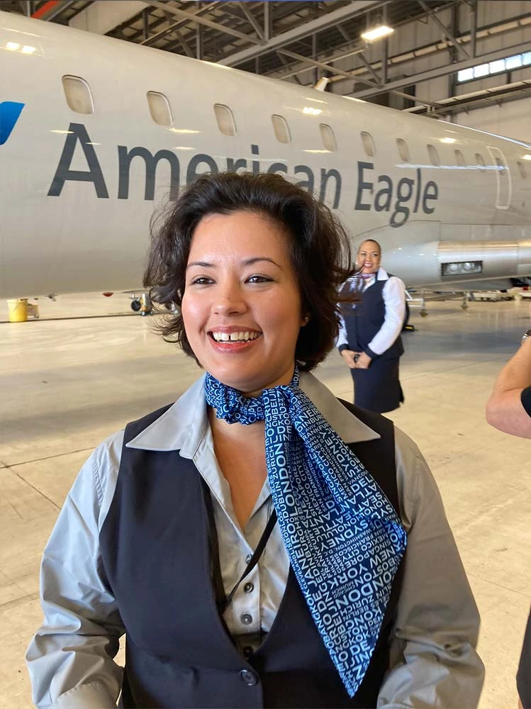 SkyWest flight attendant graduate
