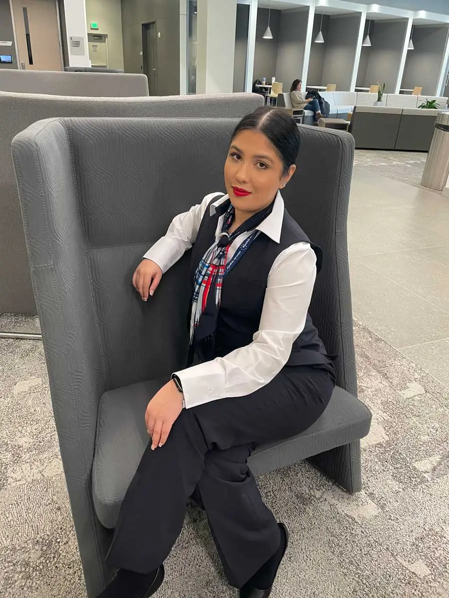 Flight attendant graduate headshot